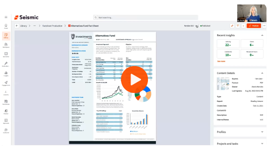 Easily publish, update, and expire your content with Seismic video screenshot